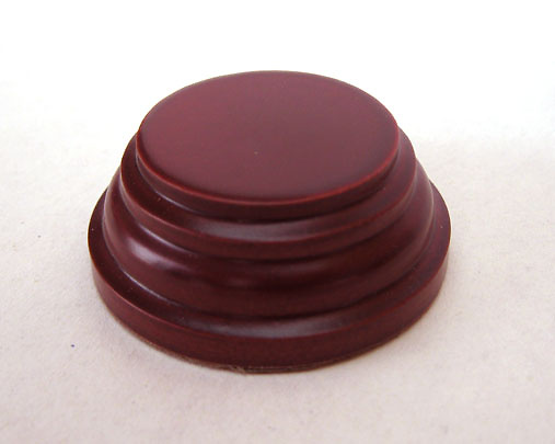WOODEN BASE Round 3,5cm Mahogany 
