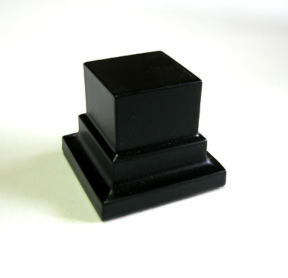 PEANA PEDESTAL Cuadrada 3x3 Negro 