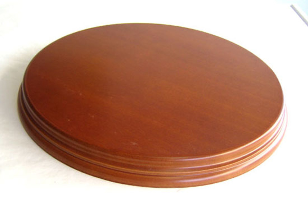 Peana redonda de madera 12 cm