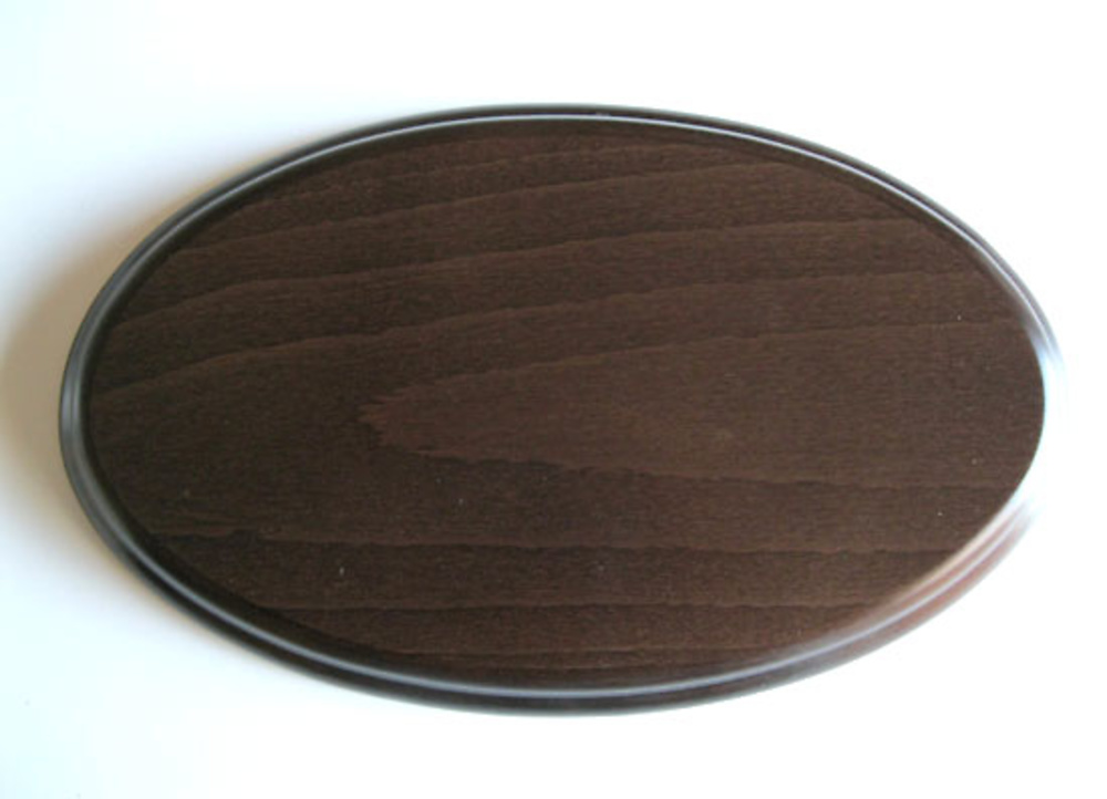 Peana madera de pino macizo oval Manualidades 4010