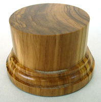 WOODEN BASE/STAND 50mm Round 6,5cm Olive
